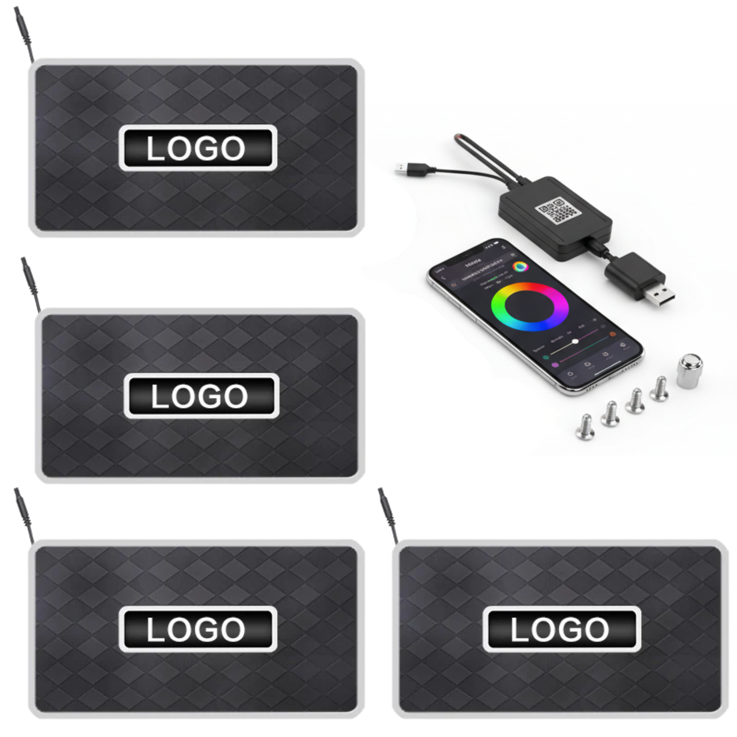 Personalized LED Car Mat - LitDoors™